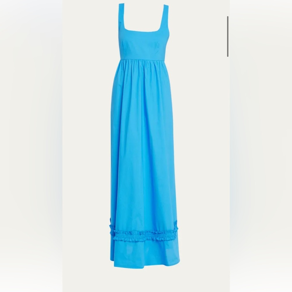 Bird and knoll romy size XS Blue Maxi Dress with back cut out